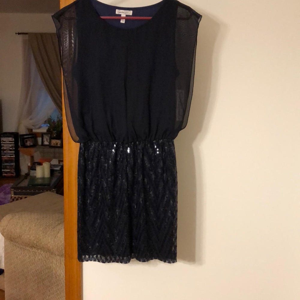 Navy blue dress